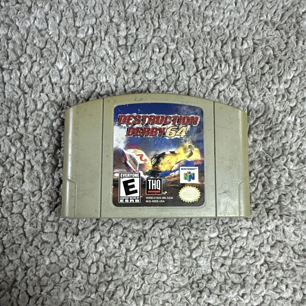THQ Destruction Derby 64 (Nintendo 64) E-Everyone, NTSC-U/C (US/Canada) - Picture 1 of 5